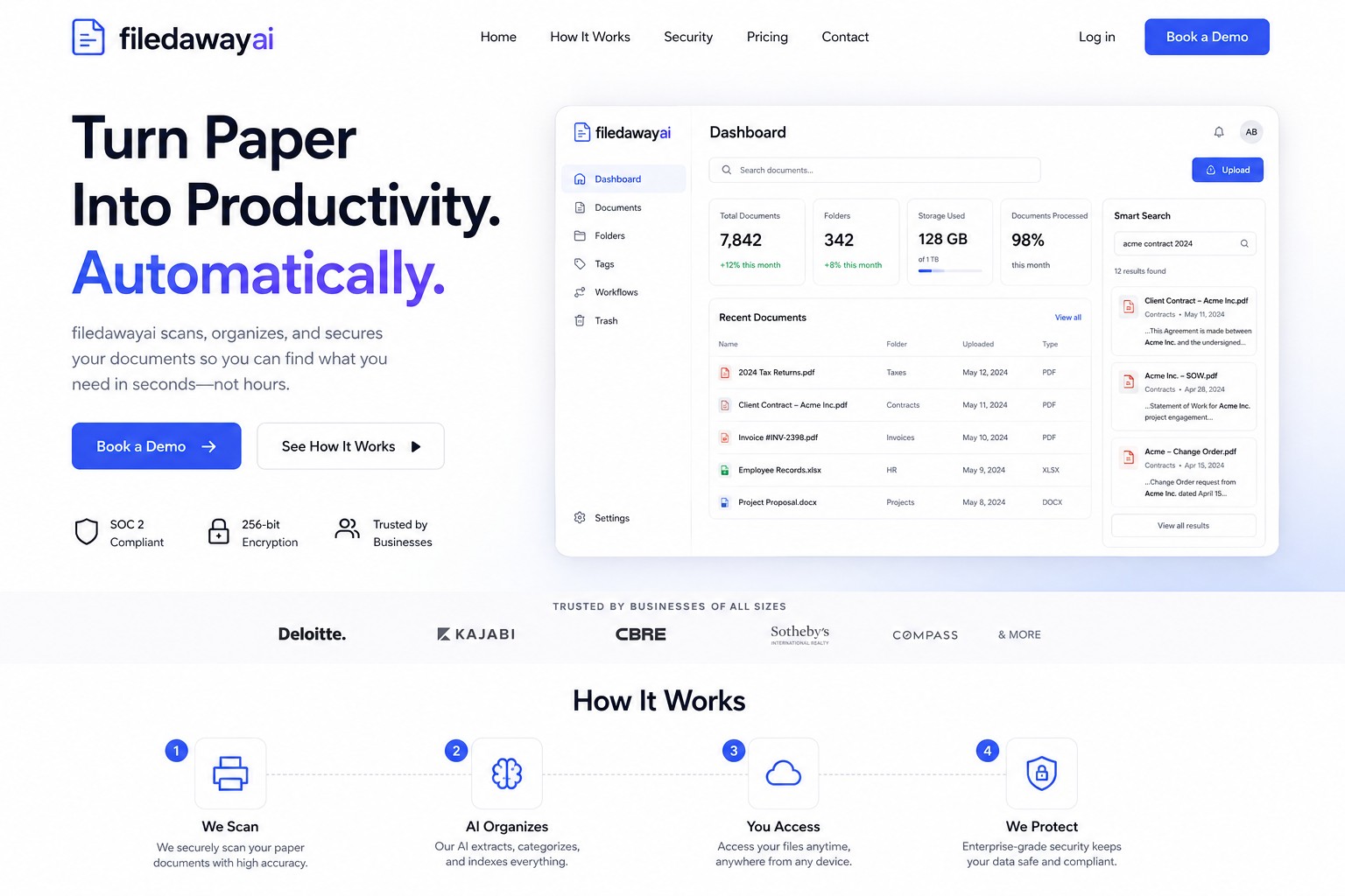 FiledAway AI design reference